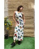 Vintage φλοράλ φόρεμα maxi M
