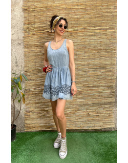 Vintage denim φόρεμα mini M