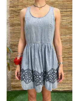 Vintage denim φόρεμα mini M
