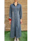 Vintage denim φόρεμα maxi L