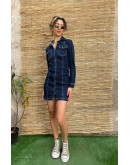Vintage denim φόρεμα mini S