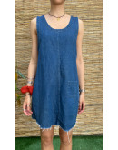 Vintage denim φόρεμα mini L