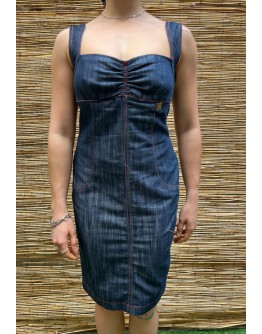 Vintage denim φόρεμα mini S-M