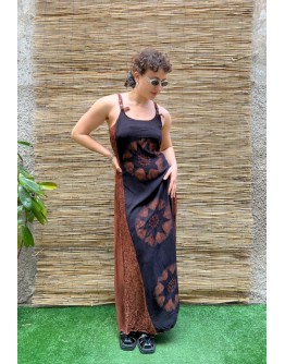 Vintage έθνικ φόρεμα maxi M-L