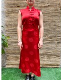 Vintage Qipao φόρεμα S-M