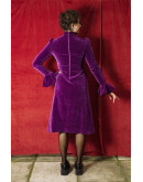 Vintage βελούδινο φόρεμα M