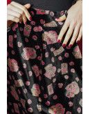 Vintage βελούδινη φούστα XL