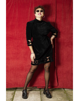 Vintage velvet dress M