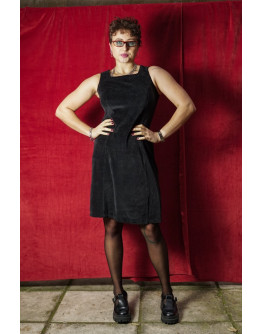 Vintage velvet dress M