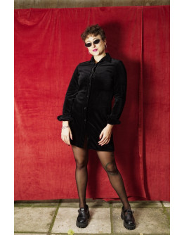 Vintage velvet dress M