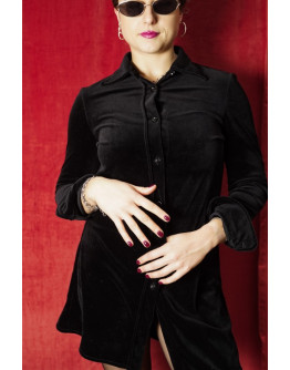 Vintage velvet dress M