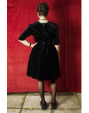 Vintage velvet dress M