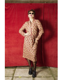 Vintage εμπριμέ φόρεμα M