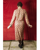 Vintage εμπριμέ φόρεμα M