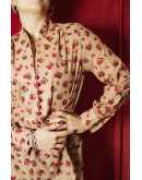 Vintage εμπριμέ φόρεμα M