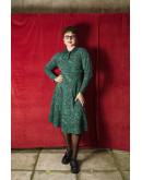 Vintage μάλλινο φόρεμα M