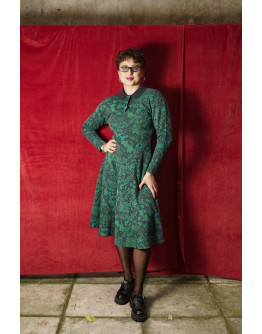 Vintage woolen dress M