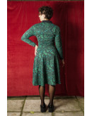 Vintage μάλλινο φόρεμα M