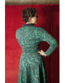 Vintage μάλλινο φόρεμα M