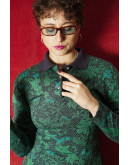 Vintage μάλλινο φόρεμα M