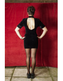 Vintage βελούδινο φόρεμα S