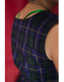 Vintage καρό φόρεμα mini M