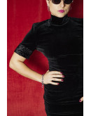 Vintage βελούδινο φόρεμα S