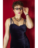 Vintage velvet dress S