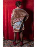 Vintage πλεκτό φόρεμα XL