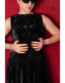 Vintage velvet dress S