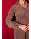 Vintage κοτλέ φόρεμα mini S