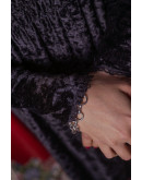 Vintage βελούδινο φόρεμα S