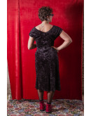 Vintage βελούδινο φόρεμα M