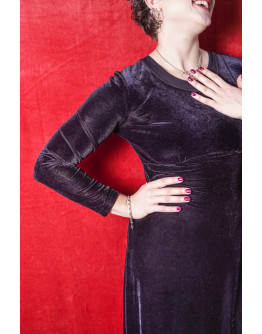 Vintage velvet dress M