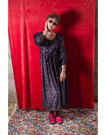 Vintage velvet dress M