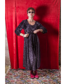 Vintage βελούδινο φόρεμα M