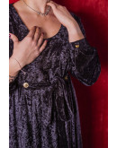 Vintage βελούδινο φόρεμα M