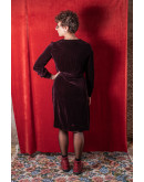 Vintage silk dress M