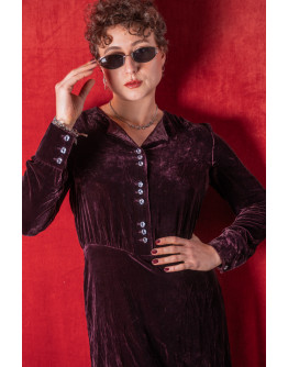 Vintage silk dress M