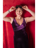 Vintage velvet dress S