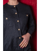 Vintage woolen dress L