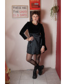 Vintage velvet dress S