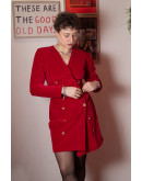 Vintage velvet dress S