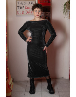 Vintage velvet dress M