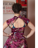 Vintage satin dress S