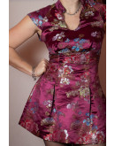 Vintage satin dress S