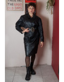 Vintage δερμάτινο φόρεμα M