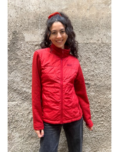 Vintage φλις ζακέτα Jack Wolfskin M-L