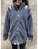 Vintage unisex φλις ζακέτα XL-XXL