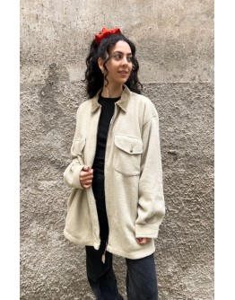 Vintage unisex φλις ζακέτα XL